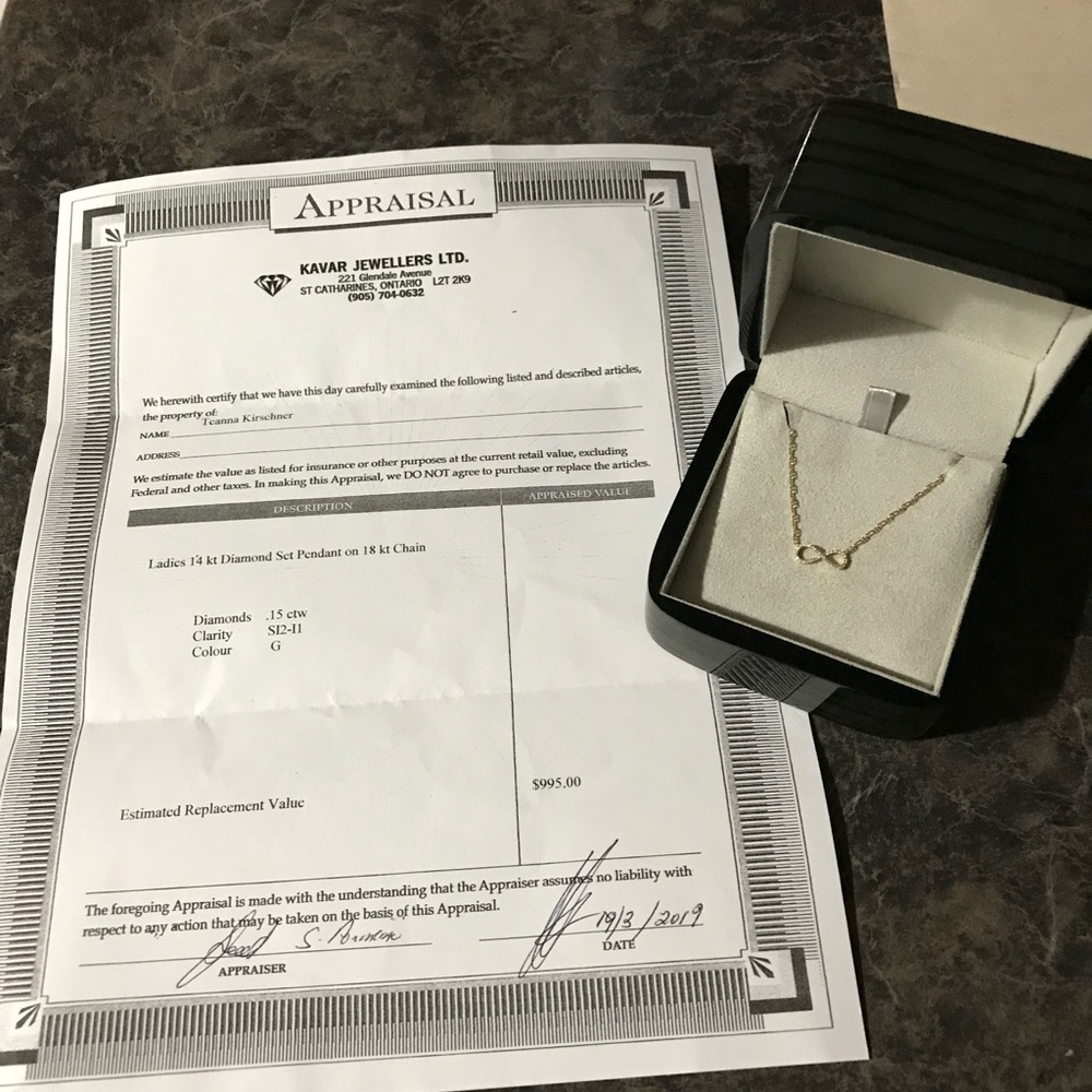 Beautiful infinity necklace